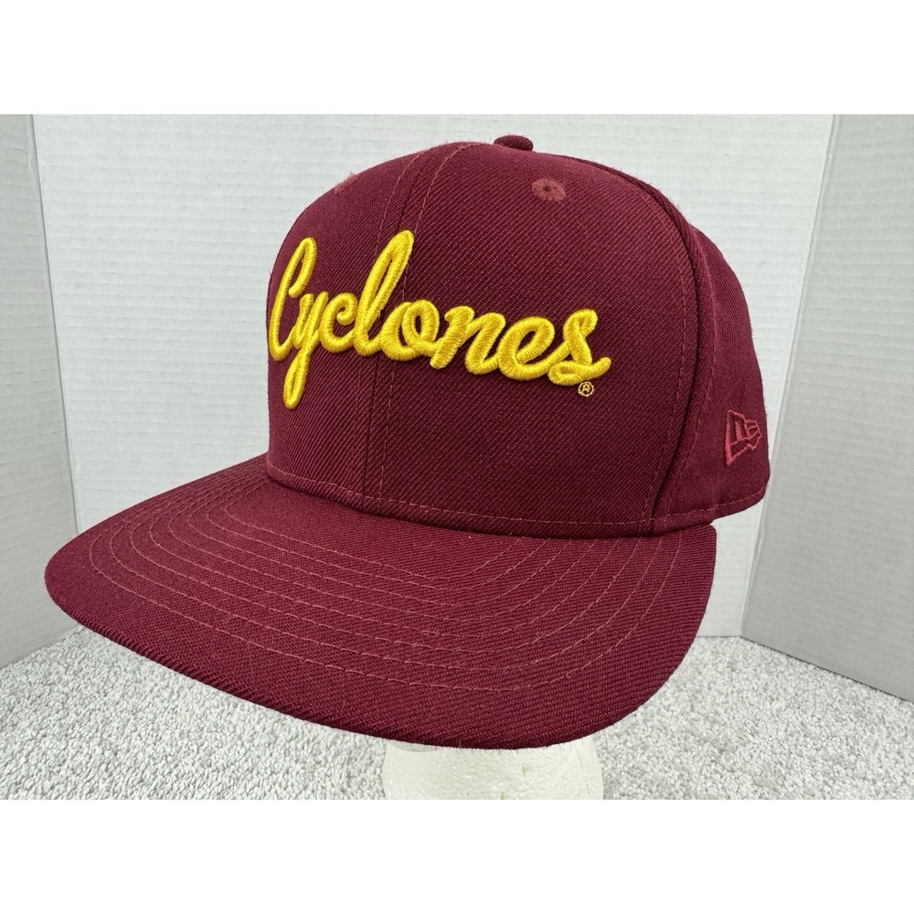 ISU Script Iowa State Cyclones ~ Spell Out SnapBack Hat Cap Football Basketball